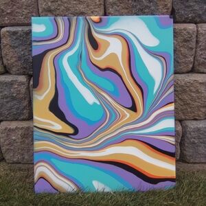 16 x 20 Hand made Original Acrylic Flow Art